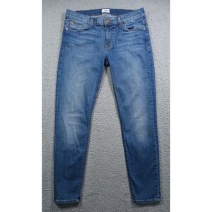 Hudson Jeans Womens Size 29 Blue Denim Krista Super Skinny Crop Low Rise Stretch